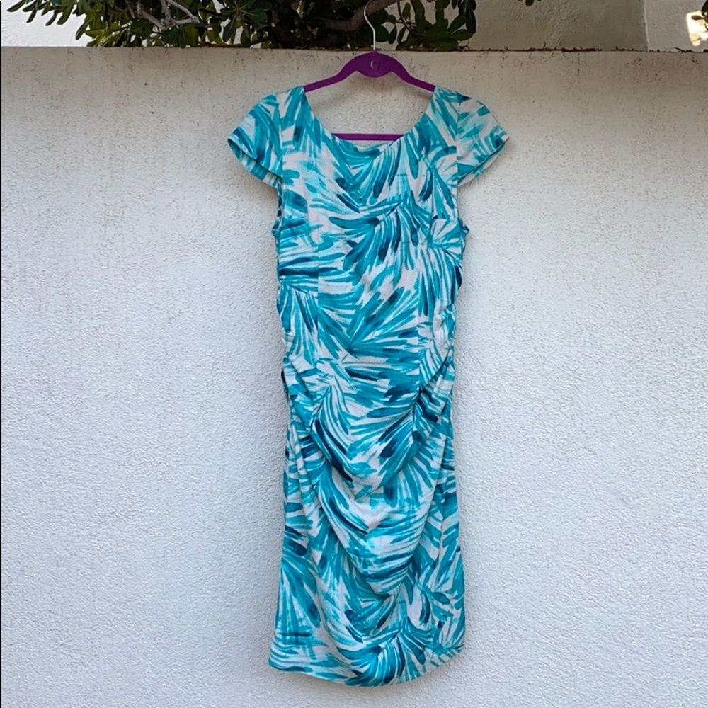 Tracy Resse Tropical Print Dress